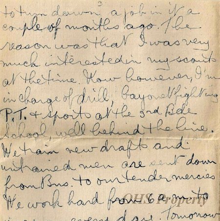 Munro Letters: June 21 1917; George Brock Chisholm to Melville Munro