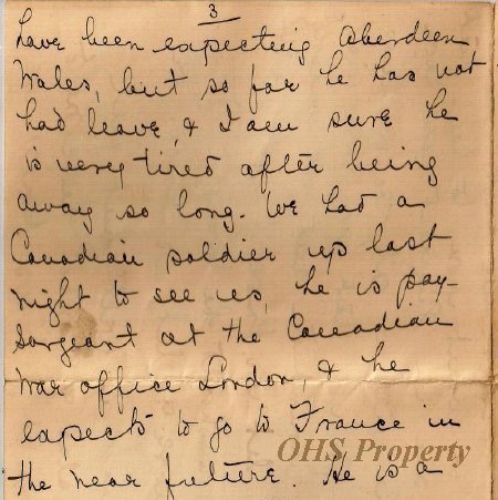 Gordon Munro Letters, Aug. 26, 1915
