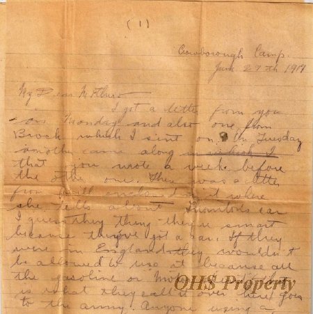Munro Letters, June 27, 1917