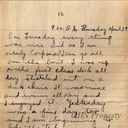 Munro Letters: Apr. 12th - 21st 1917: Melville Munro to Jessie Munro