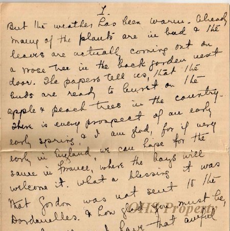 Gordon Munro Letters, Jan. 17, 1916