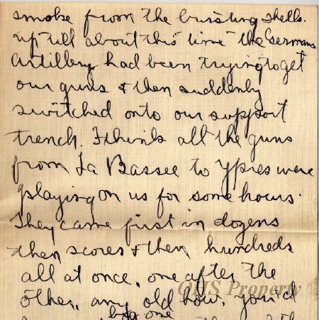 Gordon Munro Letters, Oct 15, 1915