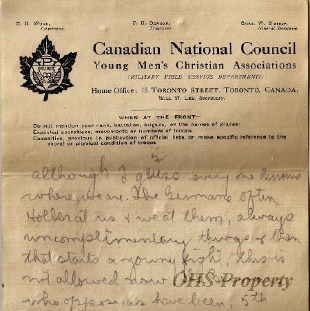 Gordon Munro Letters, Sept. 8, 1915