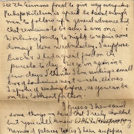 Gordon Munro Letters, Oct 15, 1915
