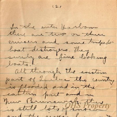 Munro Letters: April 9 1917: Melville Munro to James E. Munro